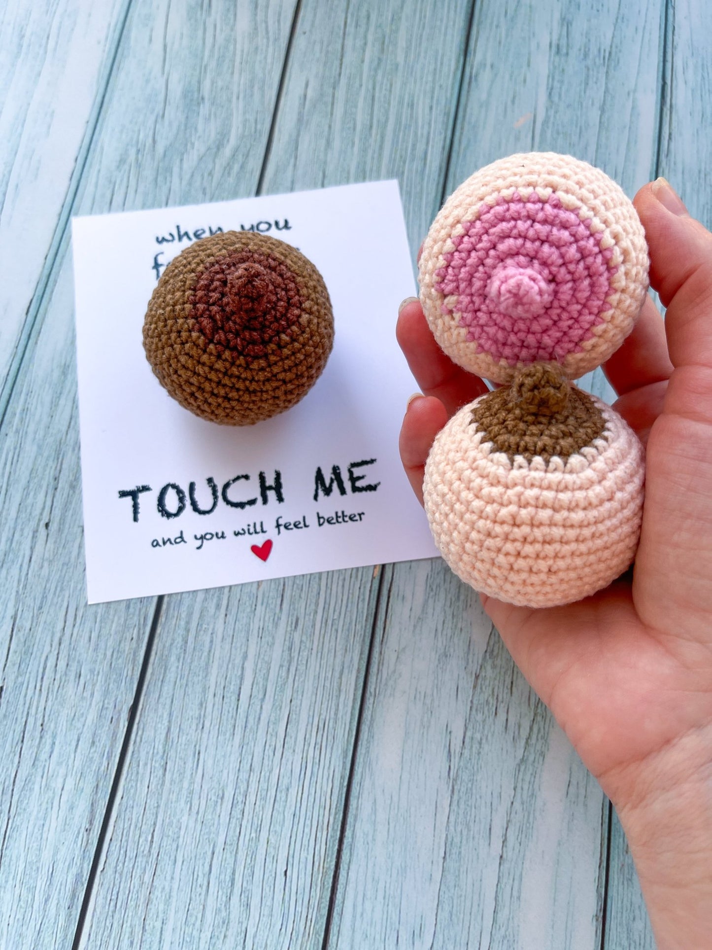 Handmade Tits Card - WoollyFox