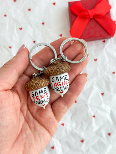 Keychains Valentines Day Gift - WoollyFox