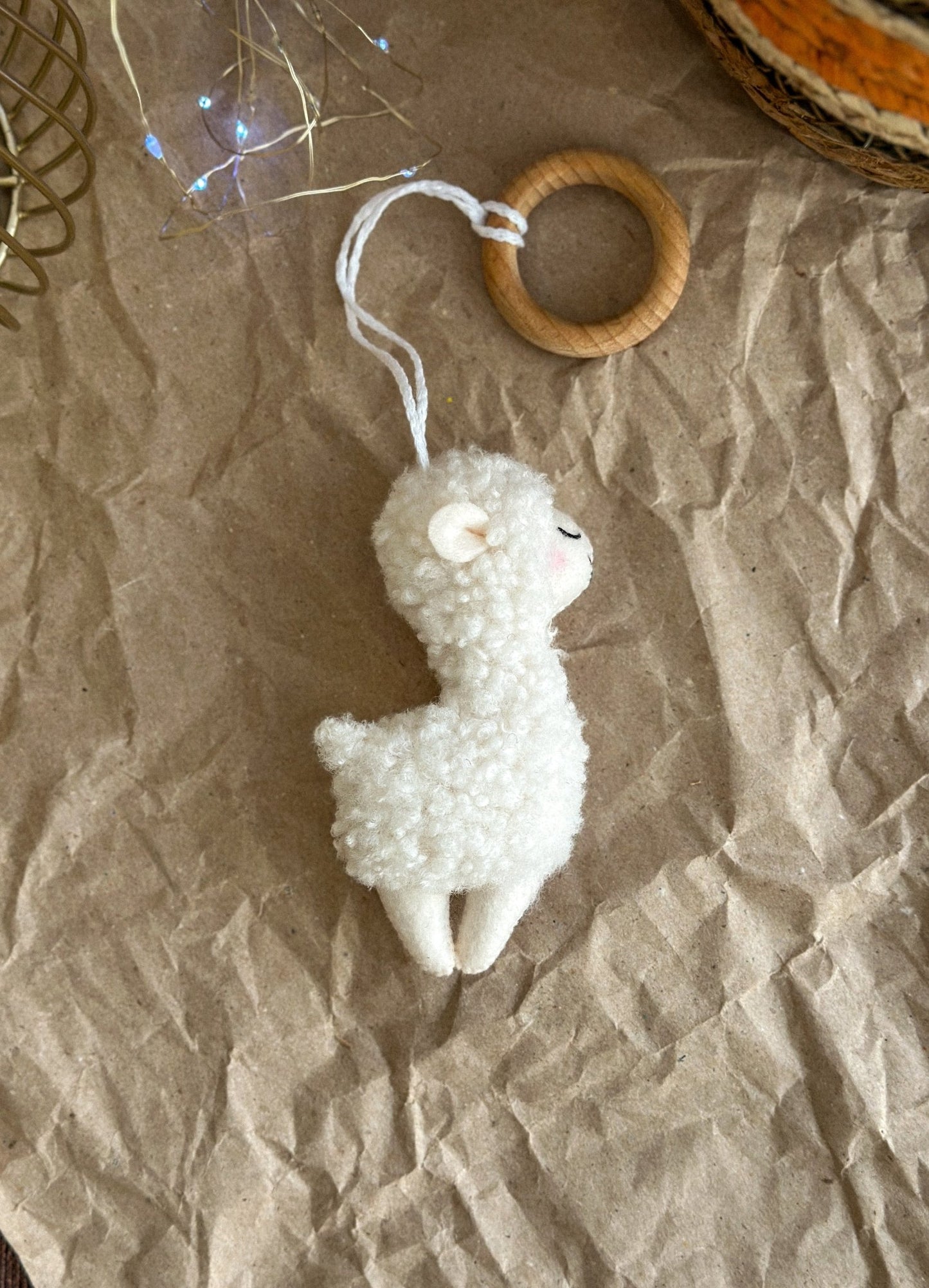 Lama And Cactus Ornament - WoollyFox