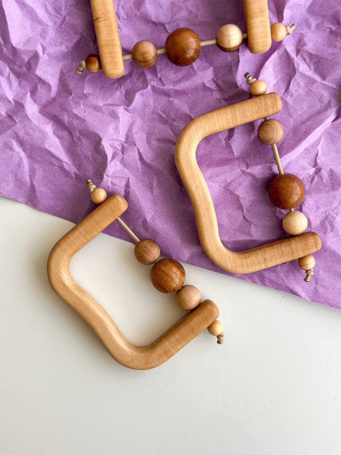 Montessori Wooden Baby Teether - WoollyFox