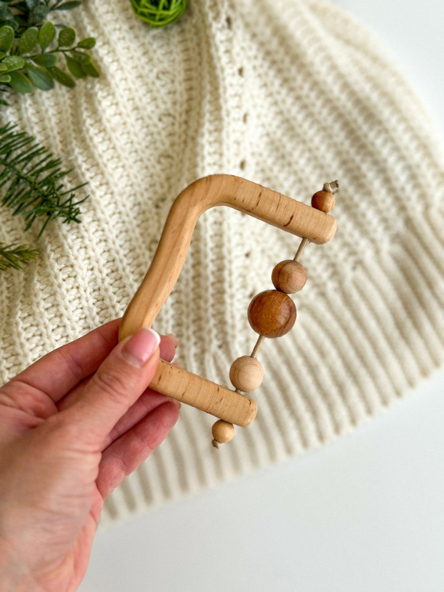 Montessori Wooden Baby Teether - WoollyFox