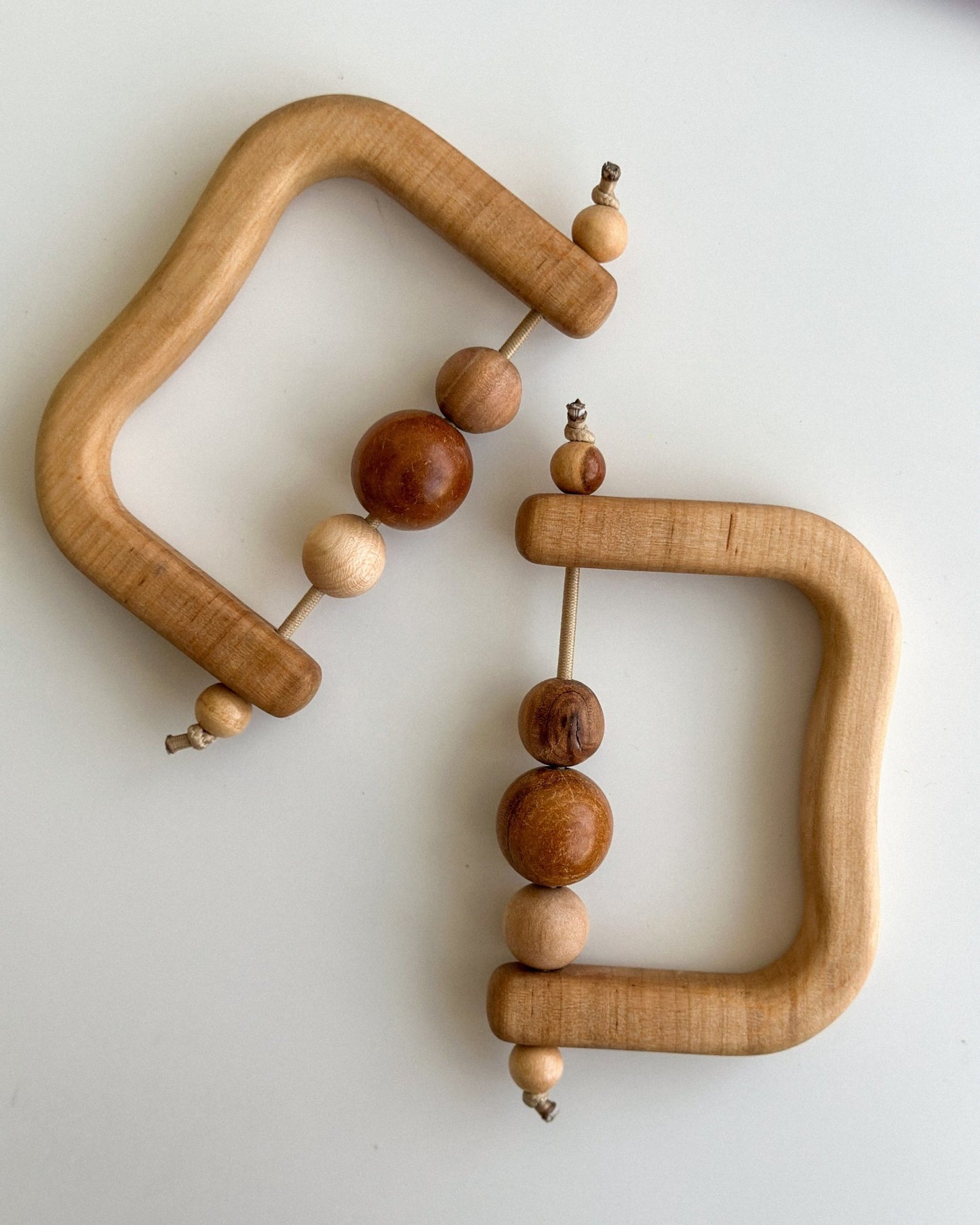 Montessori Wooden Baby Teether - WoollyFox