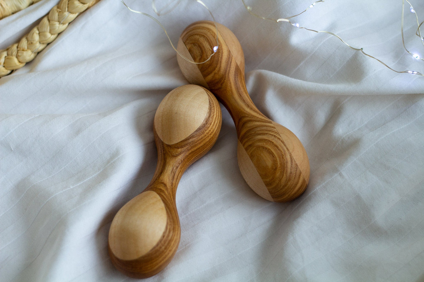 Montessori Wooden Rattle - WoollyFox