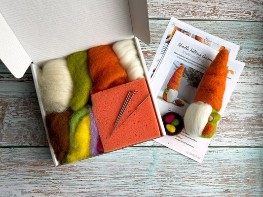 Needle Felting Gnome PDF Pattern - WoollyFox