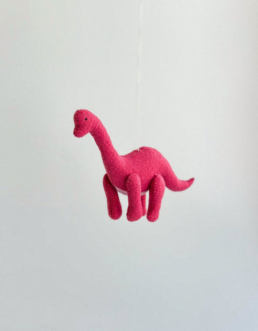 Pink Dinosaur Ornament - WoollyFox