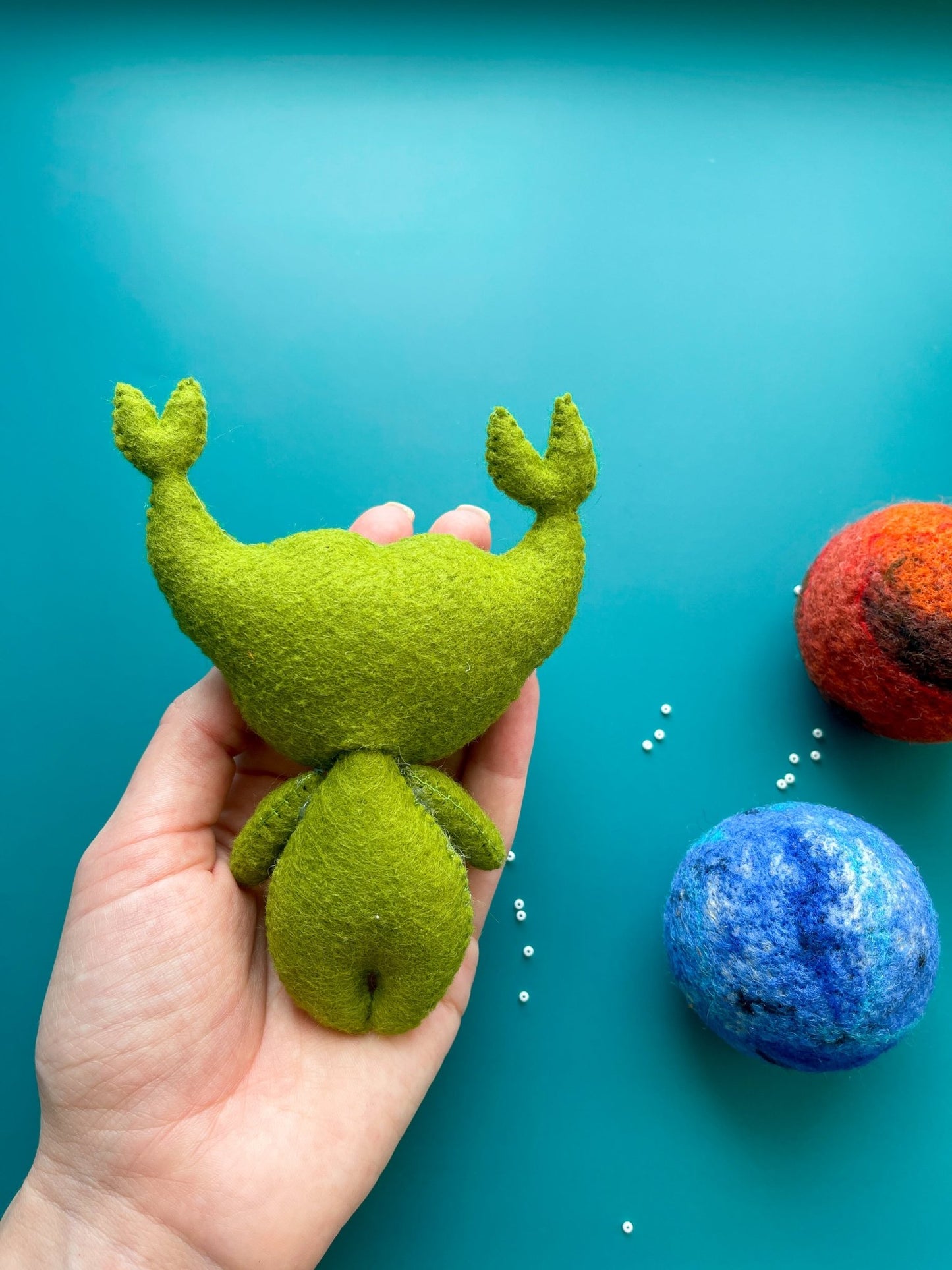 Pisces Zodiac Felt Doll - WoollyFox