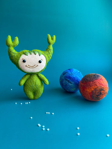 Pisces Zodiac Felt Doll - WoollyFox