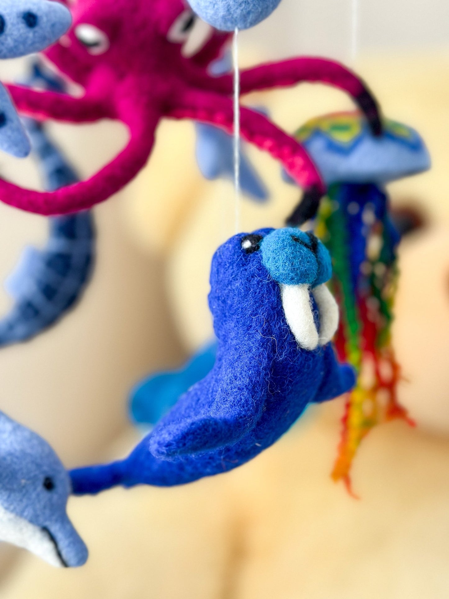 Sea baby crib mobile - WoollyFox