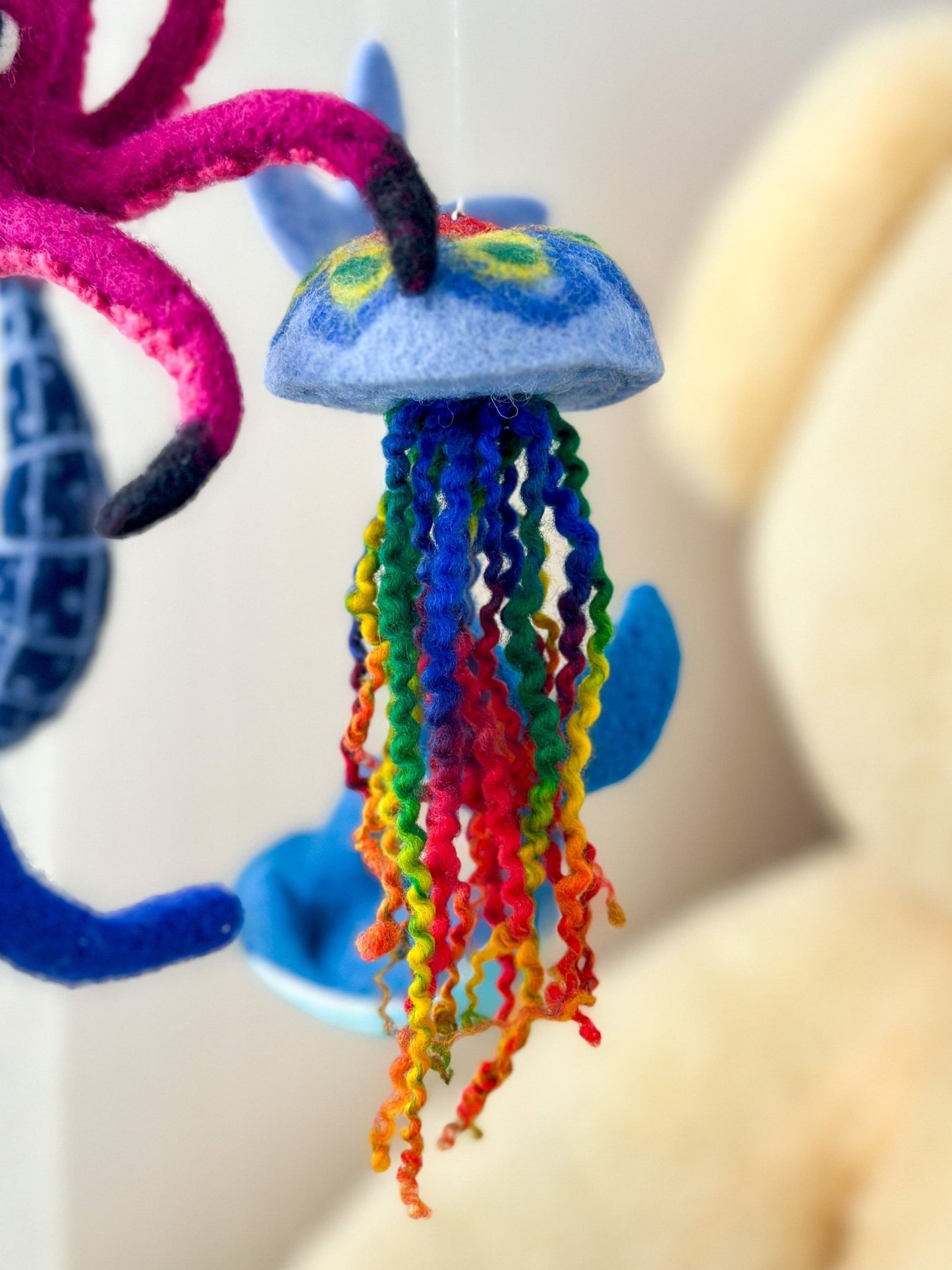 Sea baby crib mobile - WoollyFox