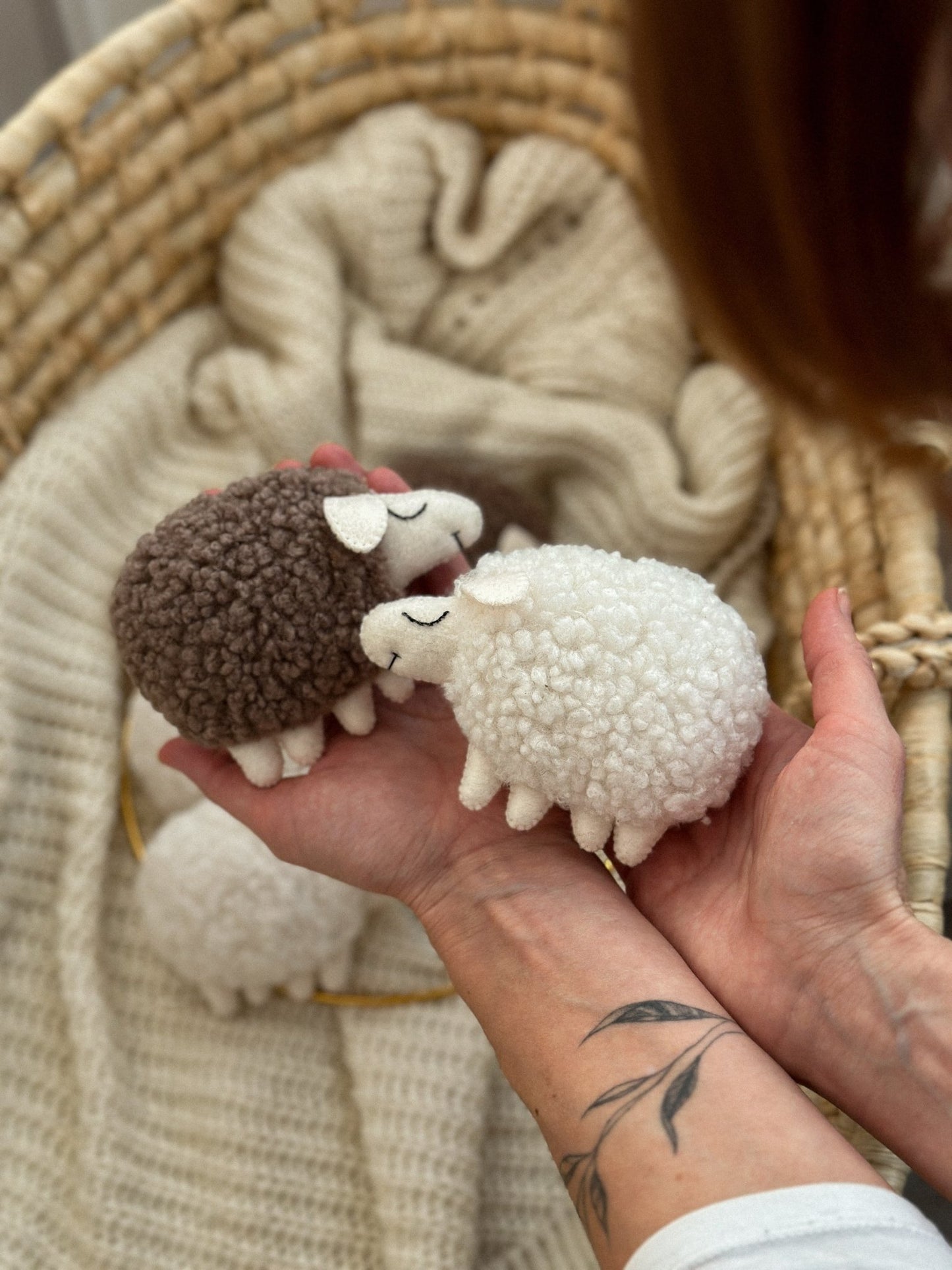 Sheep Nursery Mobile – Neutral Baby Mobile for Farm or Baby Shower Decor - WoollyFox