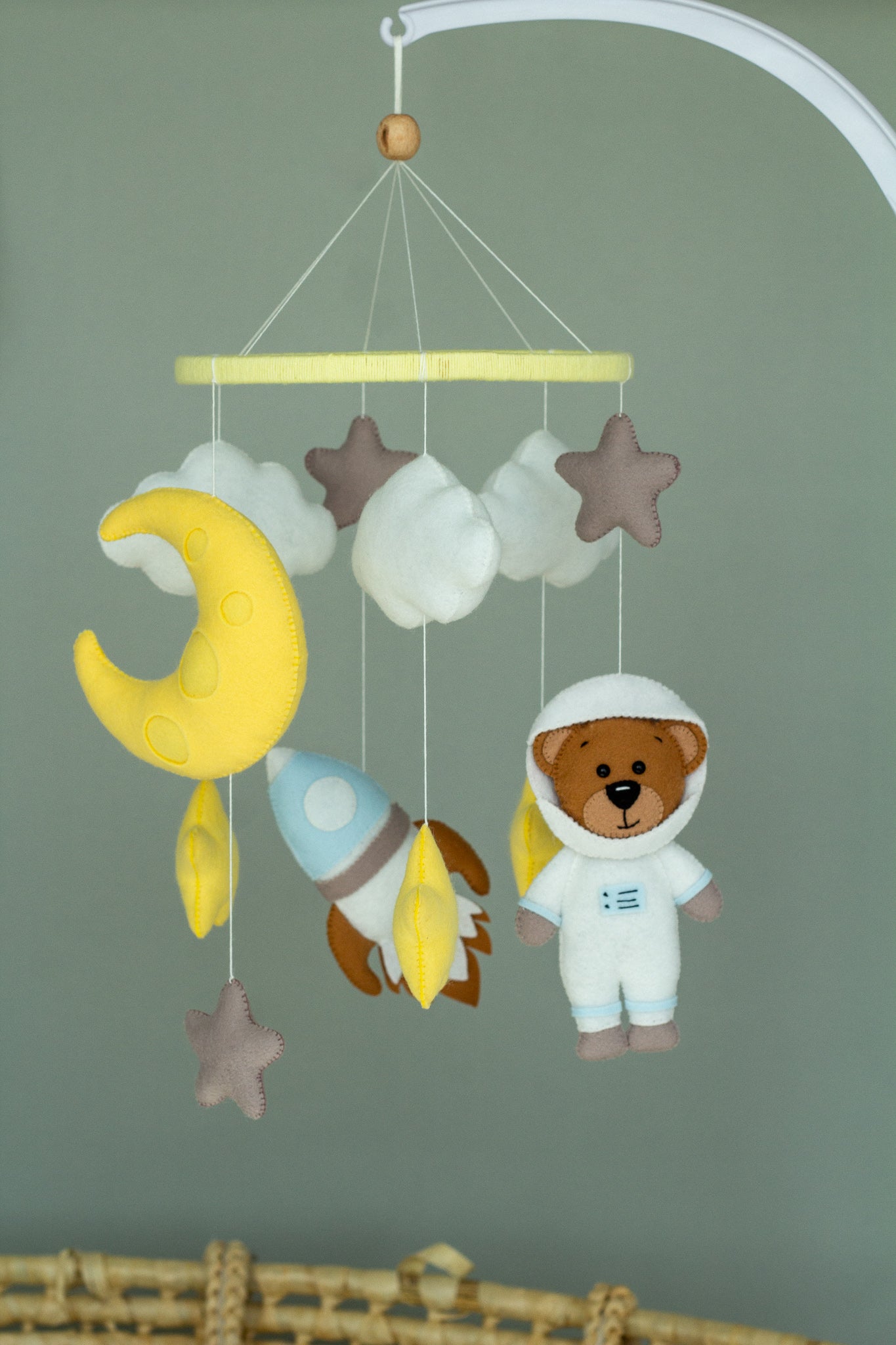 Space Baby Mobile - WoollyFox