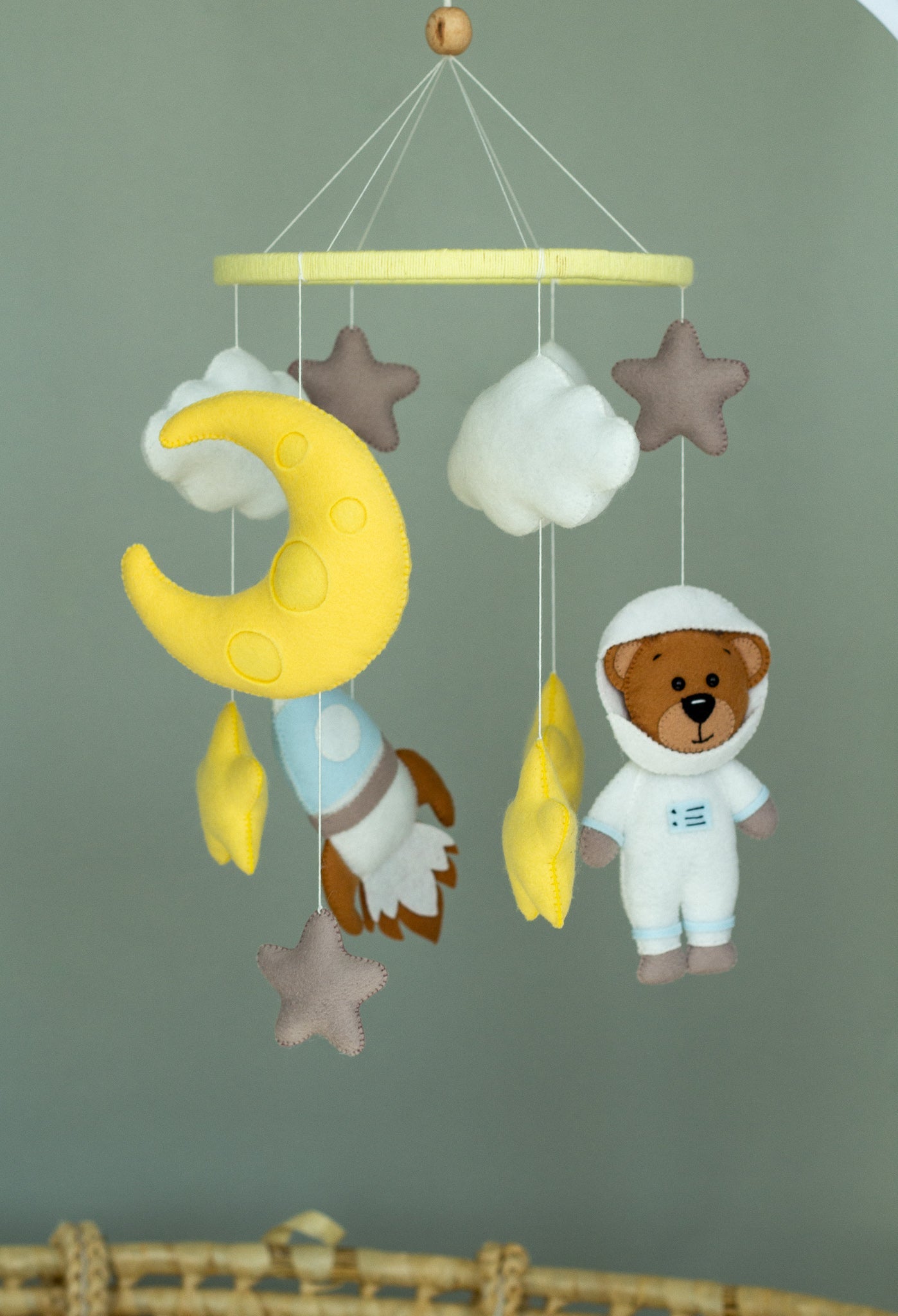 Space Baby Mobile - WoollyFox
