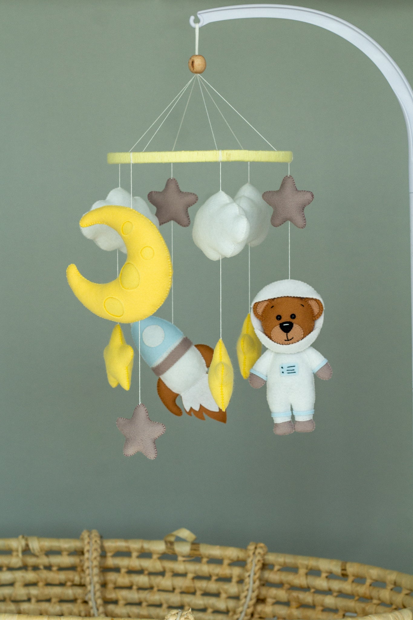 Space Baby Mobile - WoollyFox