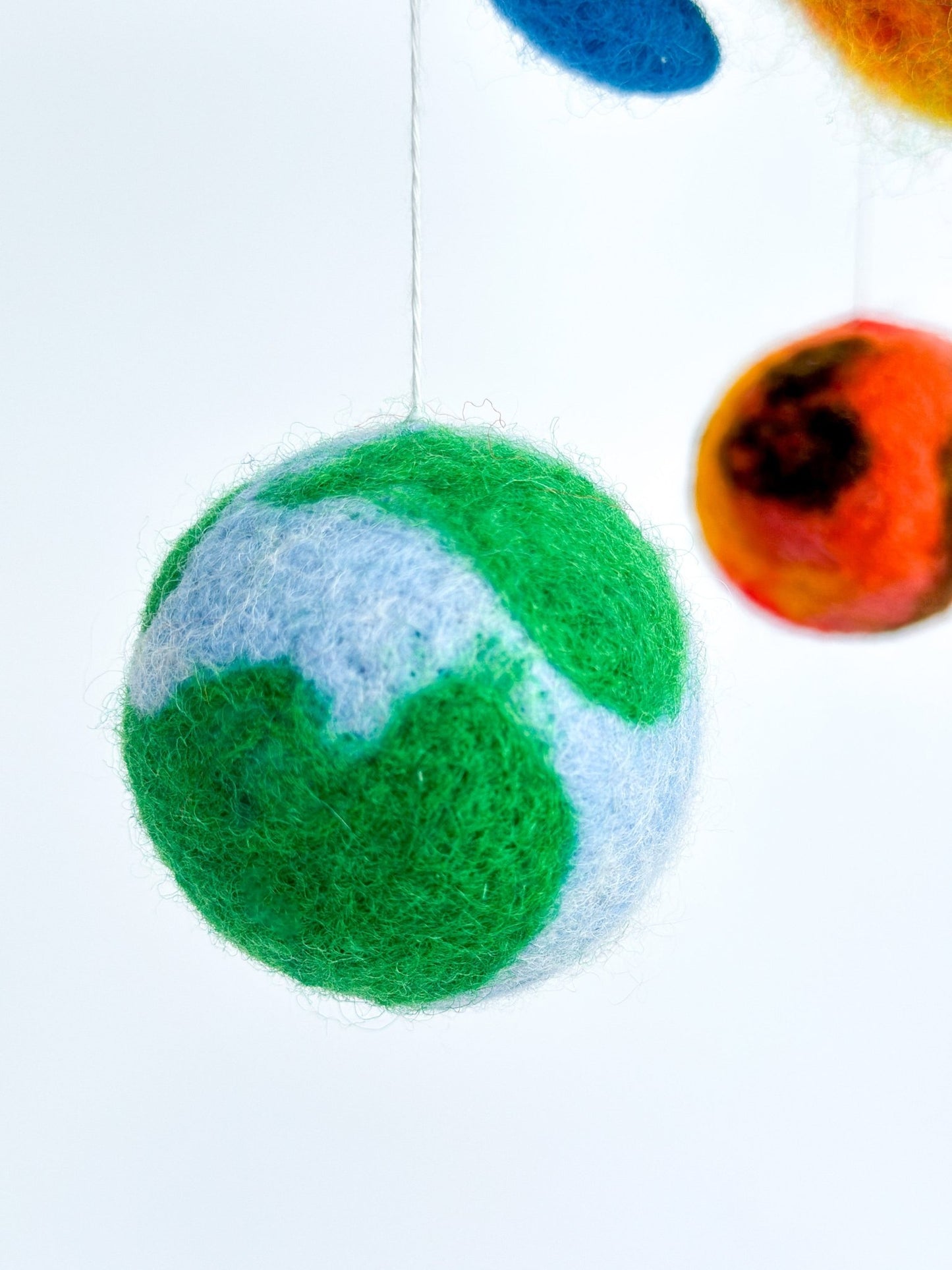 Spaceship Baby Mobile – Felt Crib Mobile with Planets & Astronaut - WoollyFox