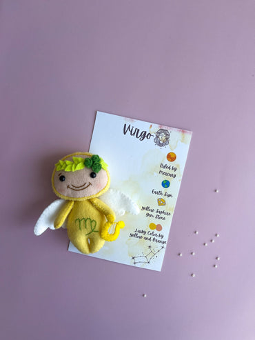 Virgo Zodiac Felt Doll - WoollyFox