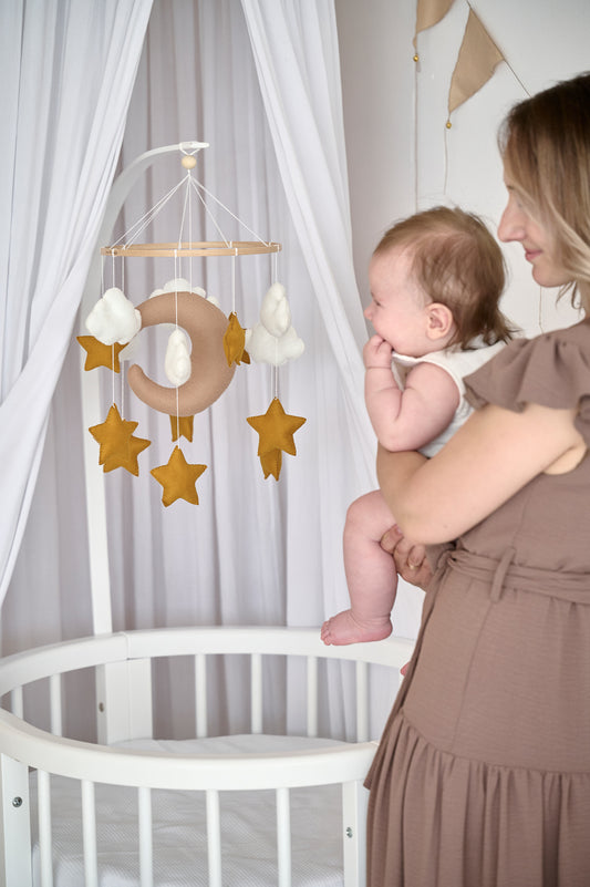 minimalist nursery mobile