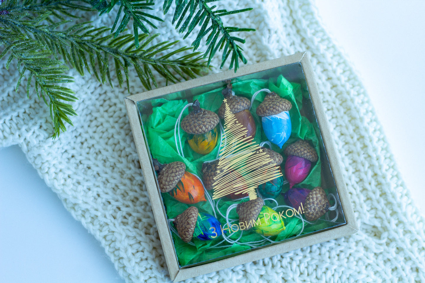 Christmas Decor Acorns