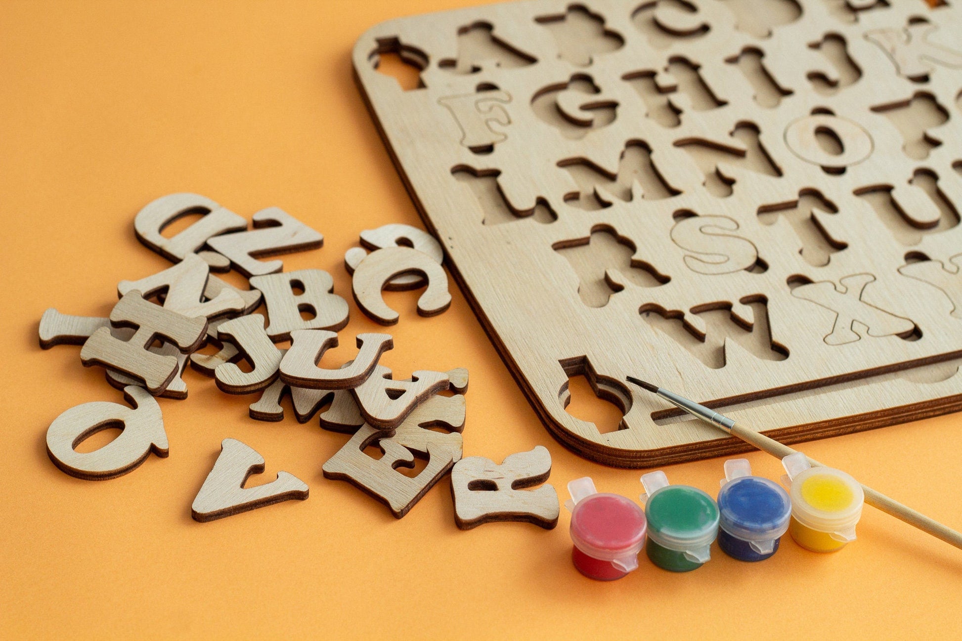 Alphabet Puzzle - Coloring - WoollyFox