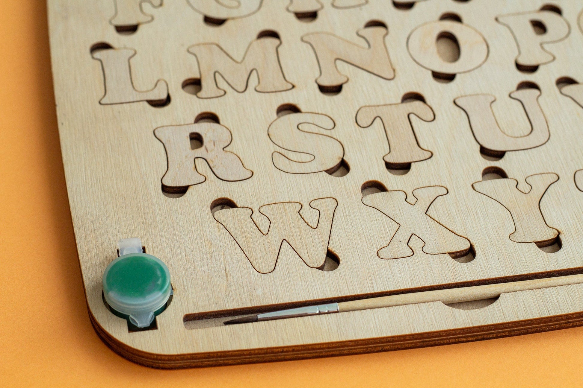 Alphabet Puzzle - Coloring - WoollyFox