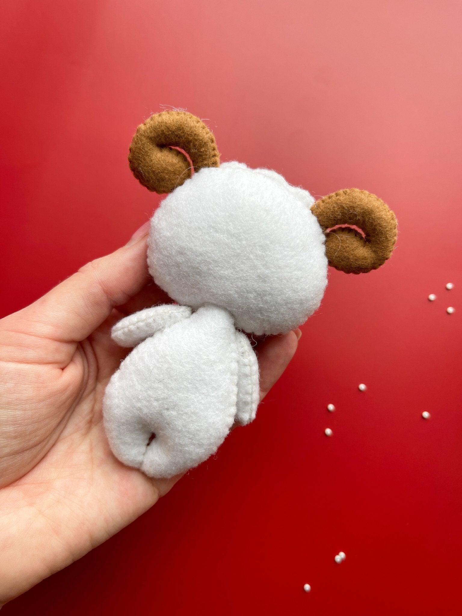 Aries Zodiac Felt Doll - WoollyFox