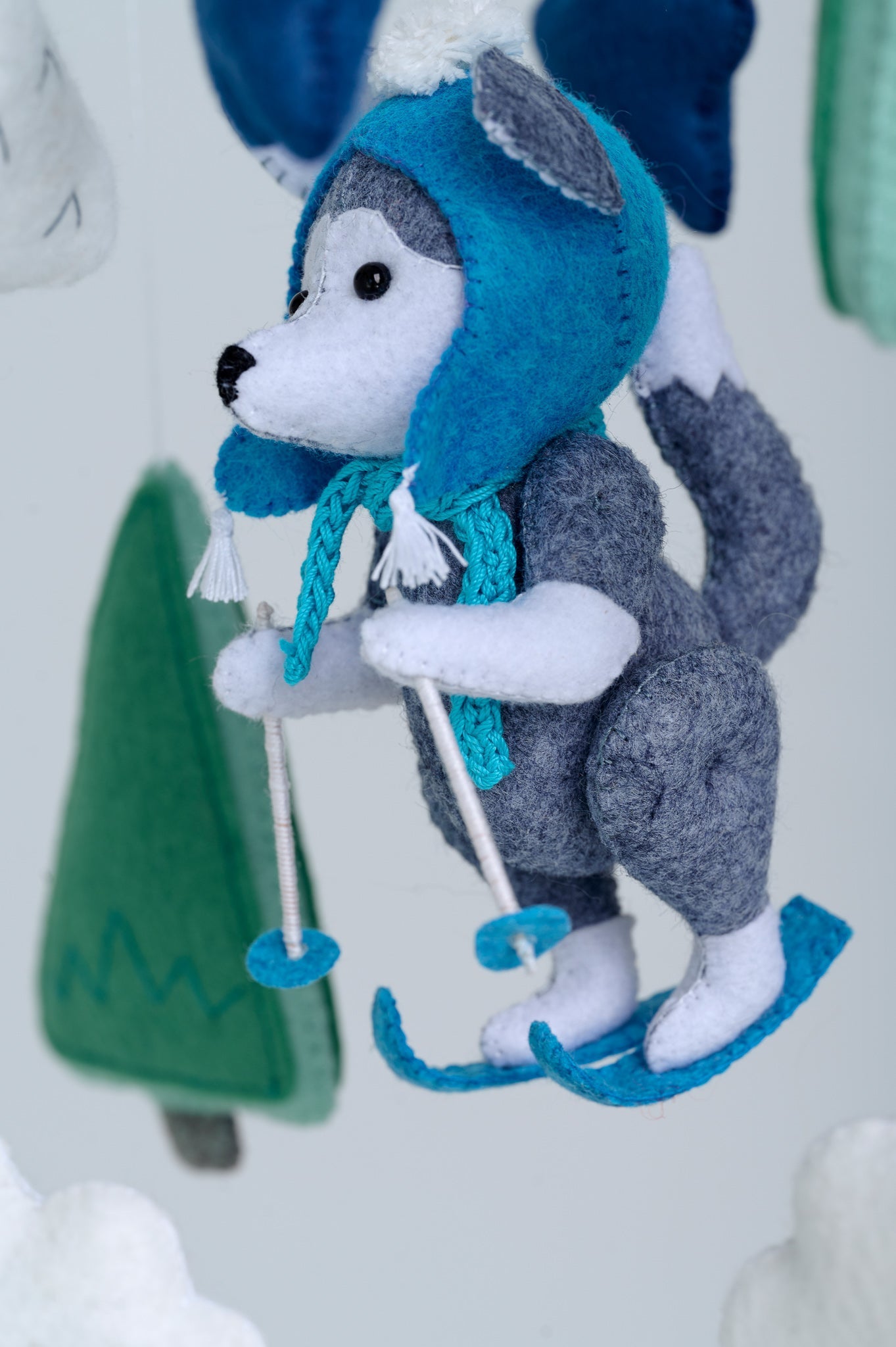 Baby Crib Mobile Boy - WoollyFox