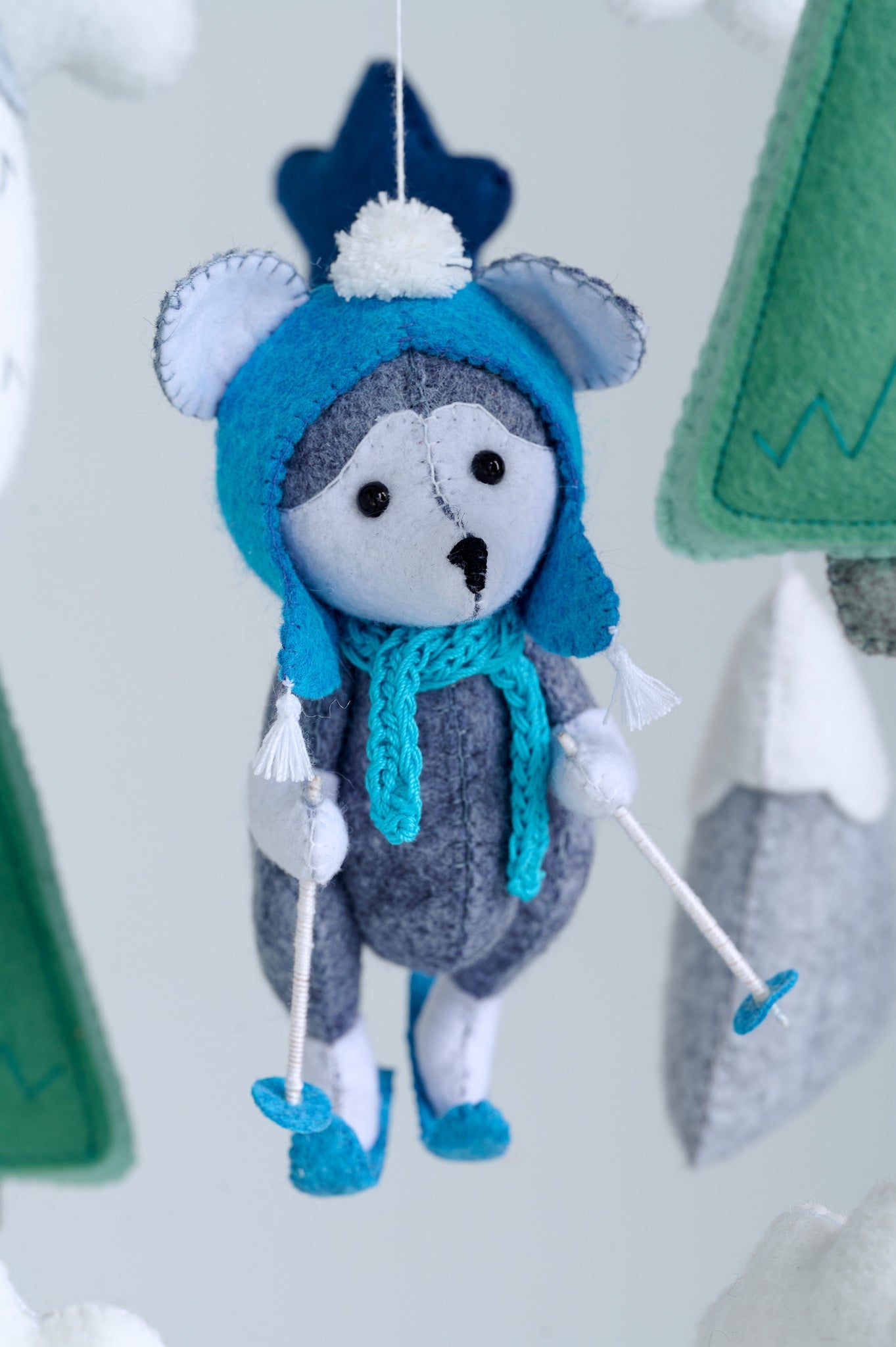 Baby Crib Mobile Boy - WoollyFox