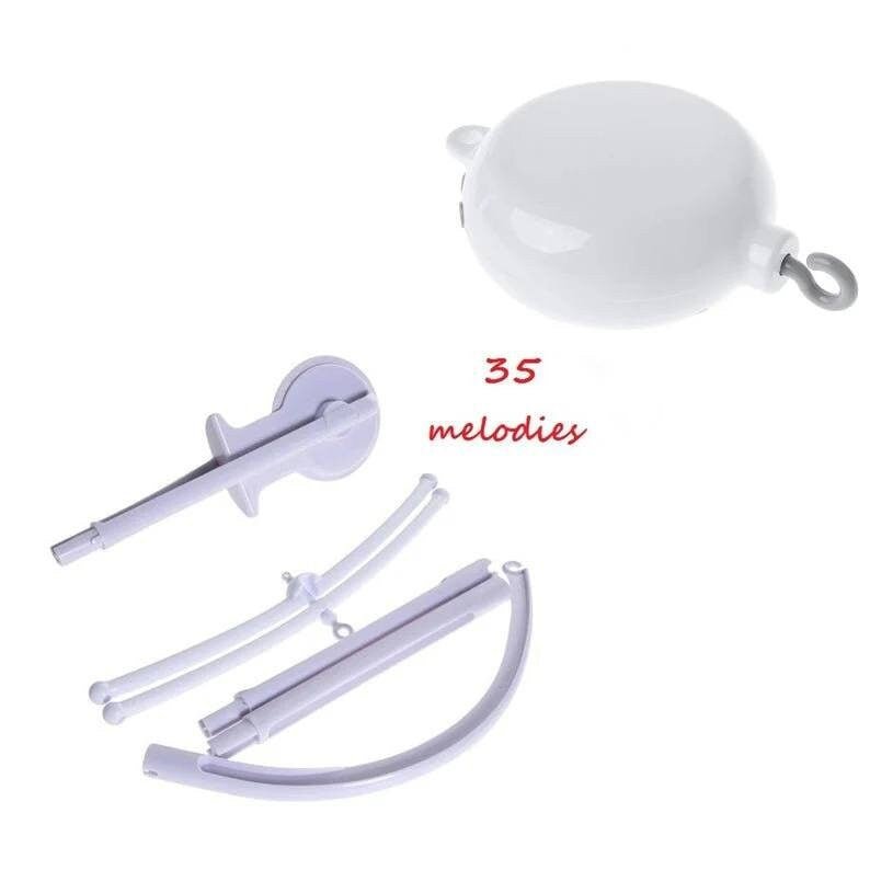 Baby mobile neutral, nursery baby crib mobile - WoollyFox