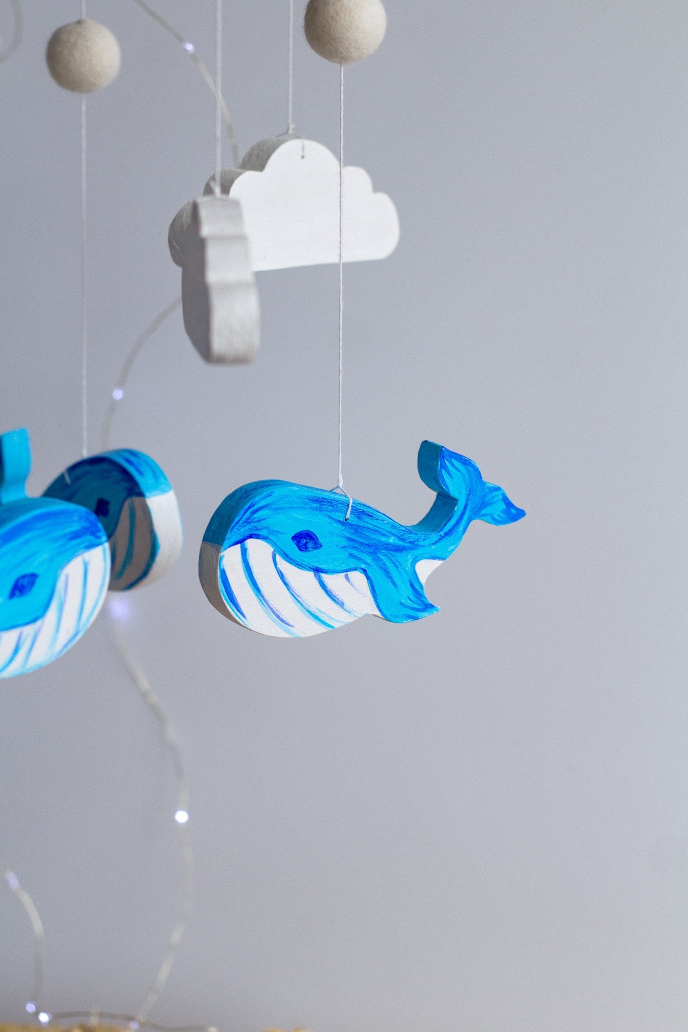 Baby Mobile The Sea and Whales - WoollyFox