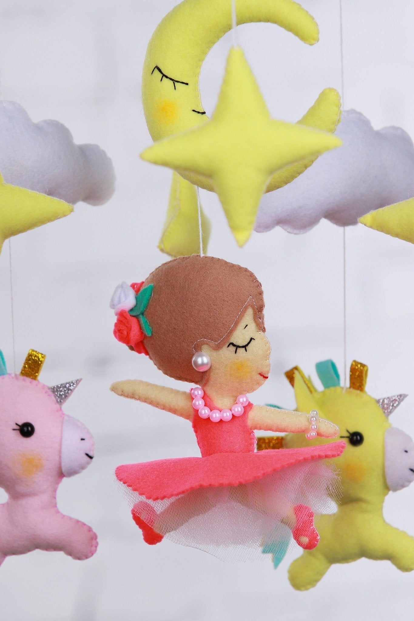 Ballerina Baby crib mobile - WoollyFox