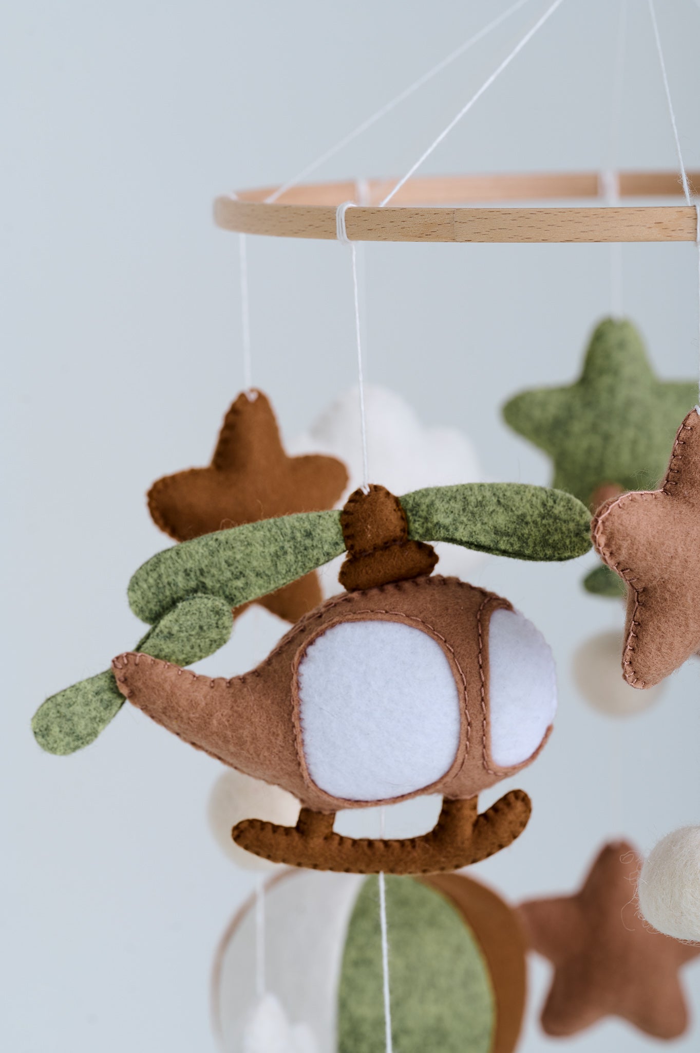 Bear Baby Mobile - WoollyFox