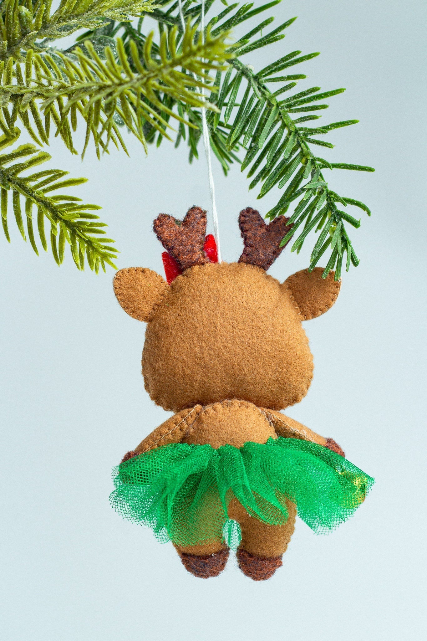 Christmas Reindeer Ornament - WoollyFox