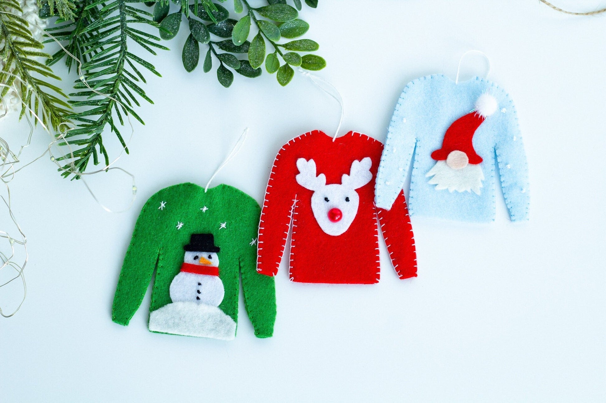 Christmas Sweater Ornaments - WoollyFox