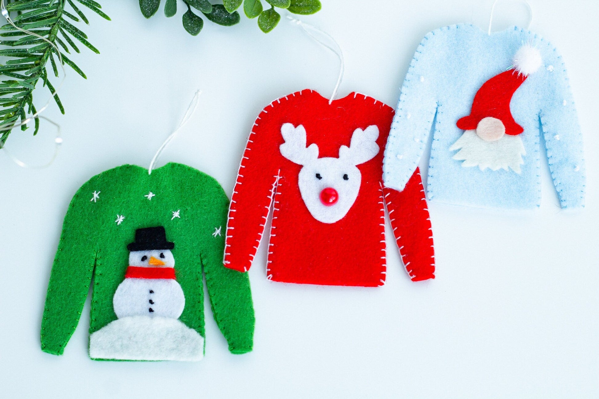 Christmas Sweater Ornaments - WoollyFox