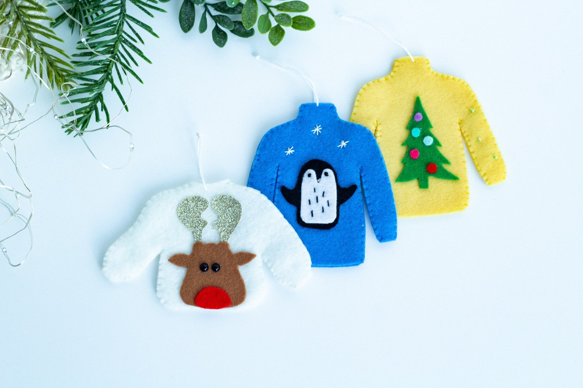Christmas Sweater Ornaments - WoollyFox