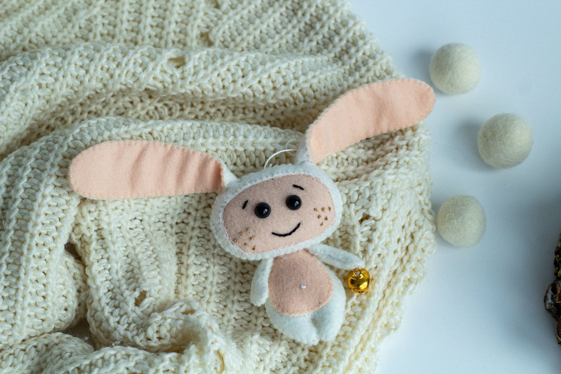 Christmas Tree Decoration Rabbit - WoollyFox