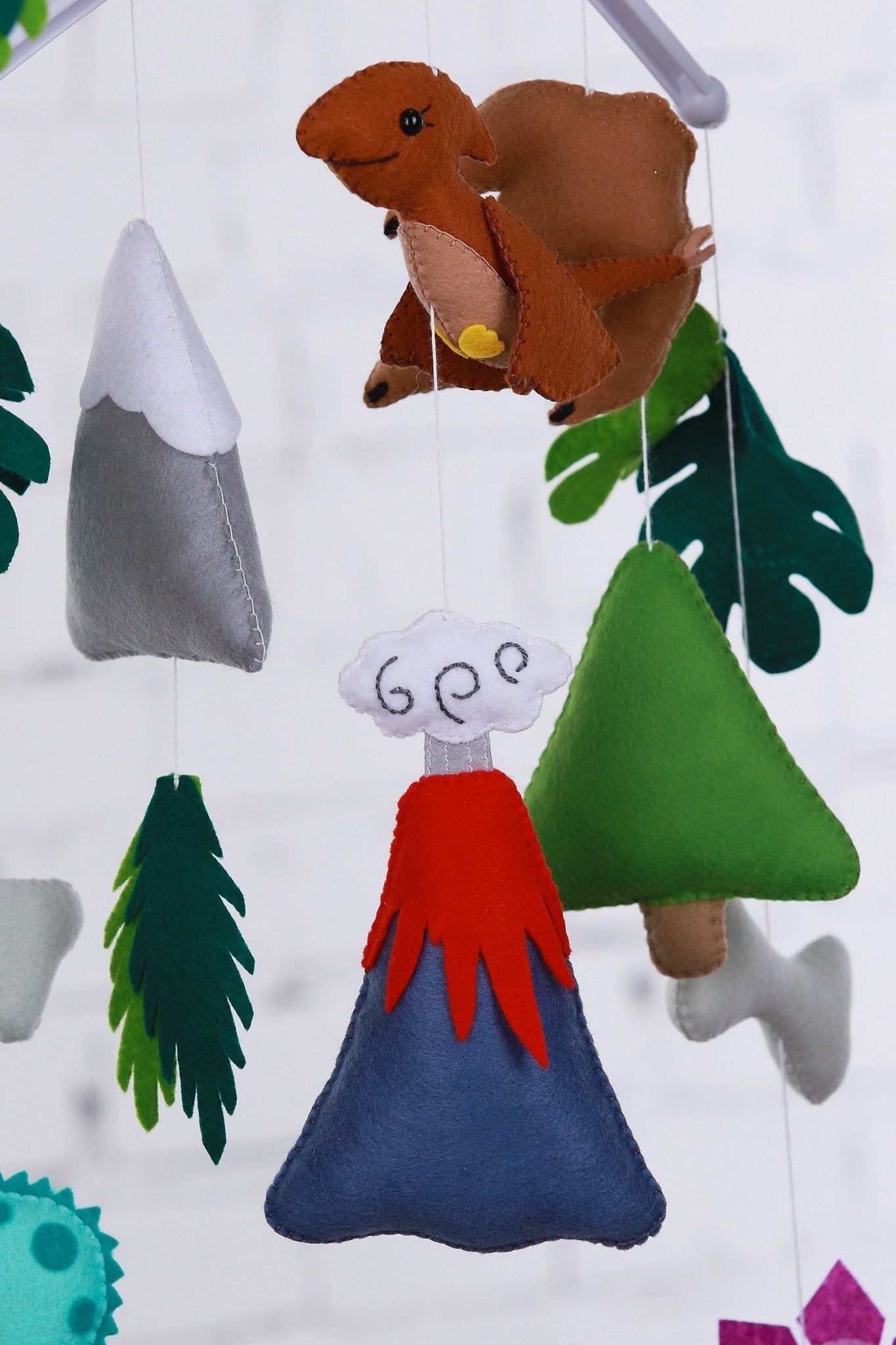 Dinosaur Baby Mobile - WoollyFox