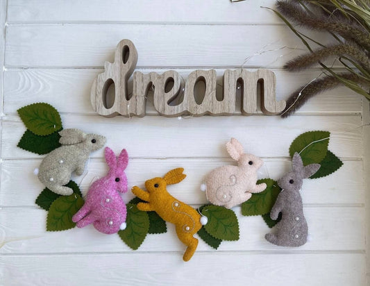 Easter Garland Bunny - WoollyFox