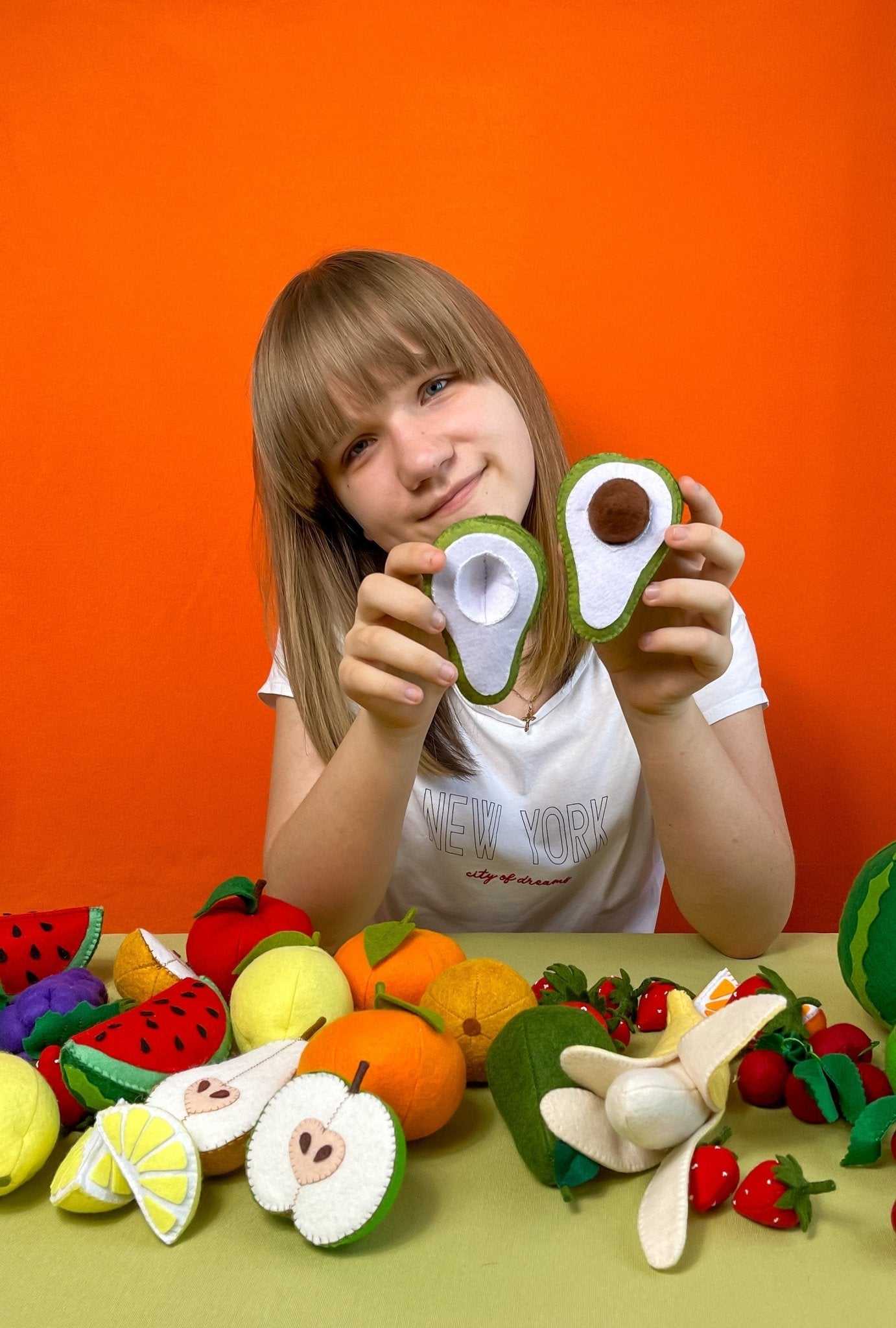 Felt Avocado Toy Set - WoollyFox
