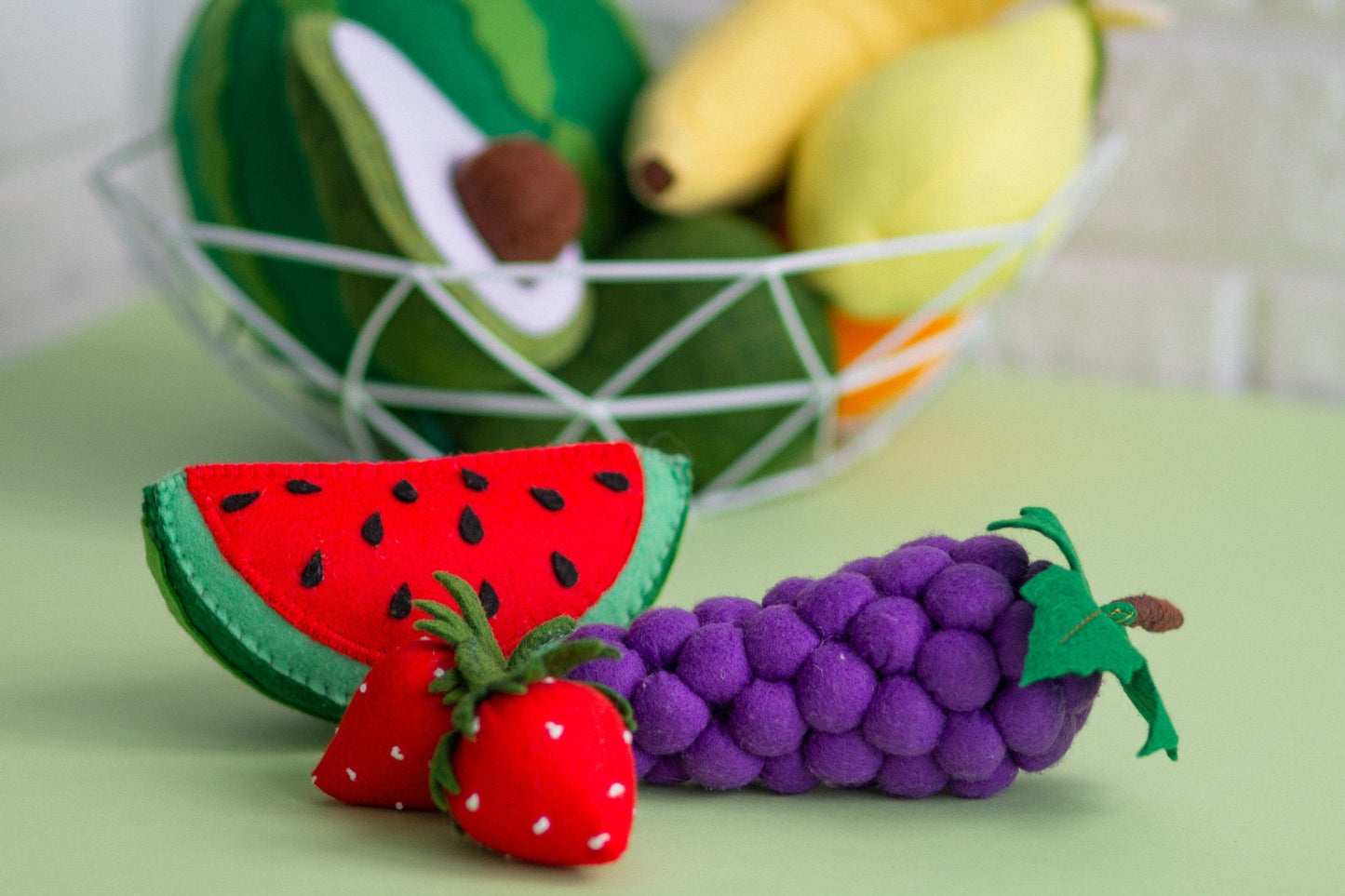 Felt Set Fruits - WoollyFox