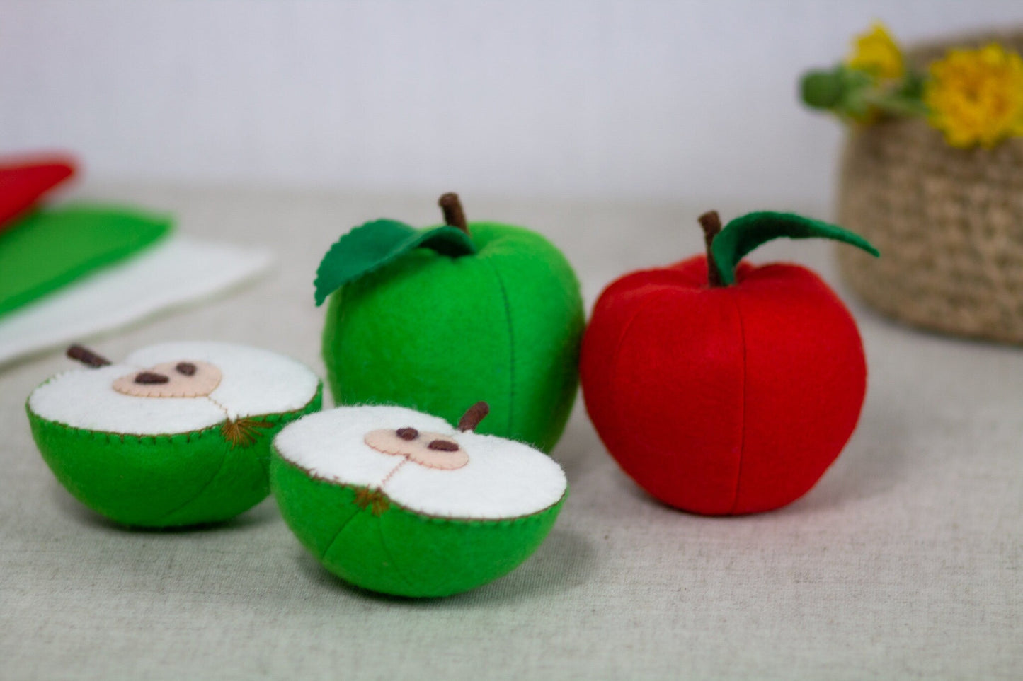 Felt Toy Fruit - WoollyFox