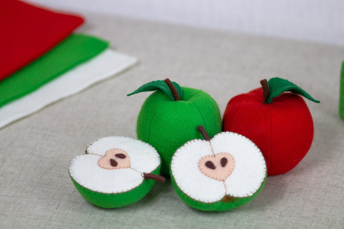 Felt Toy Fruit - WoollyFox