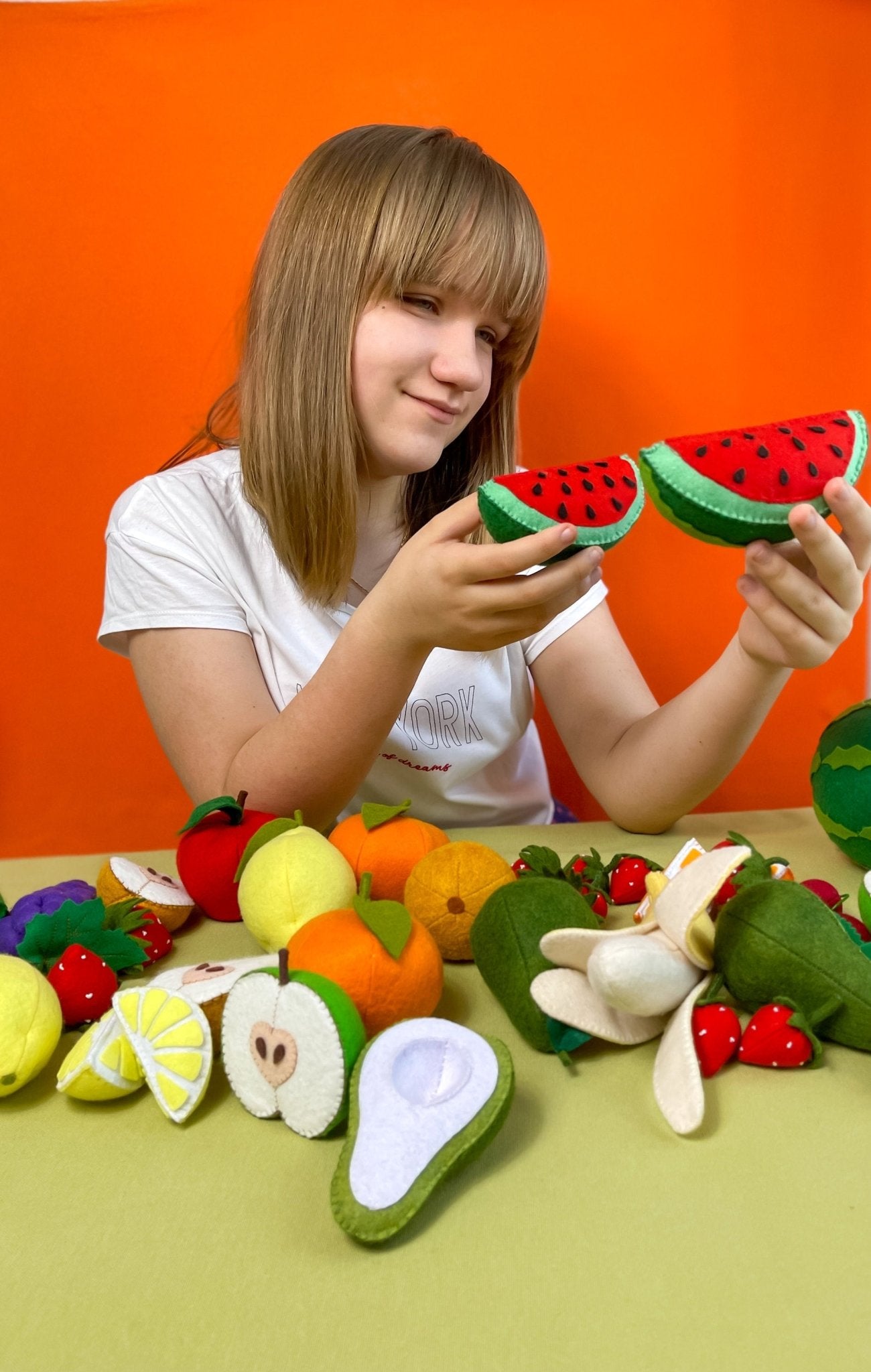 Felt Watermelon Toys - WoollyFox