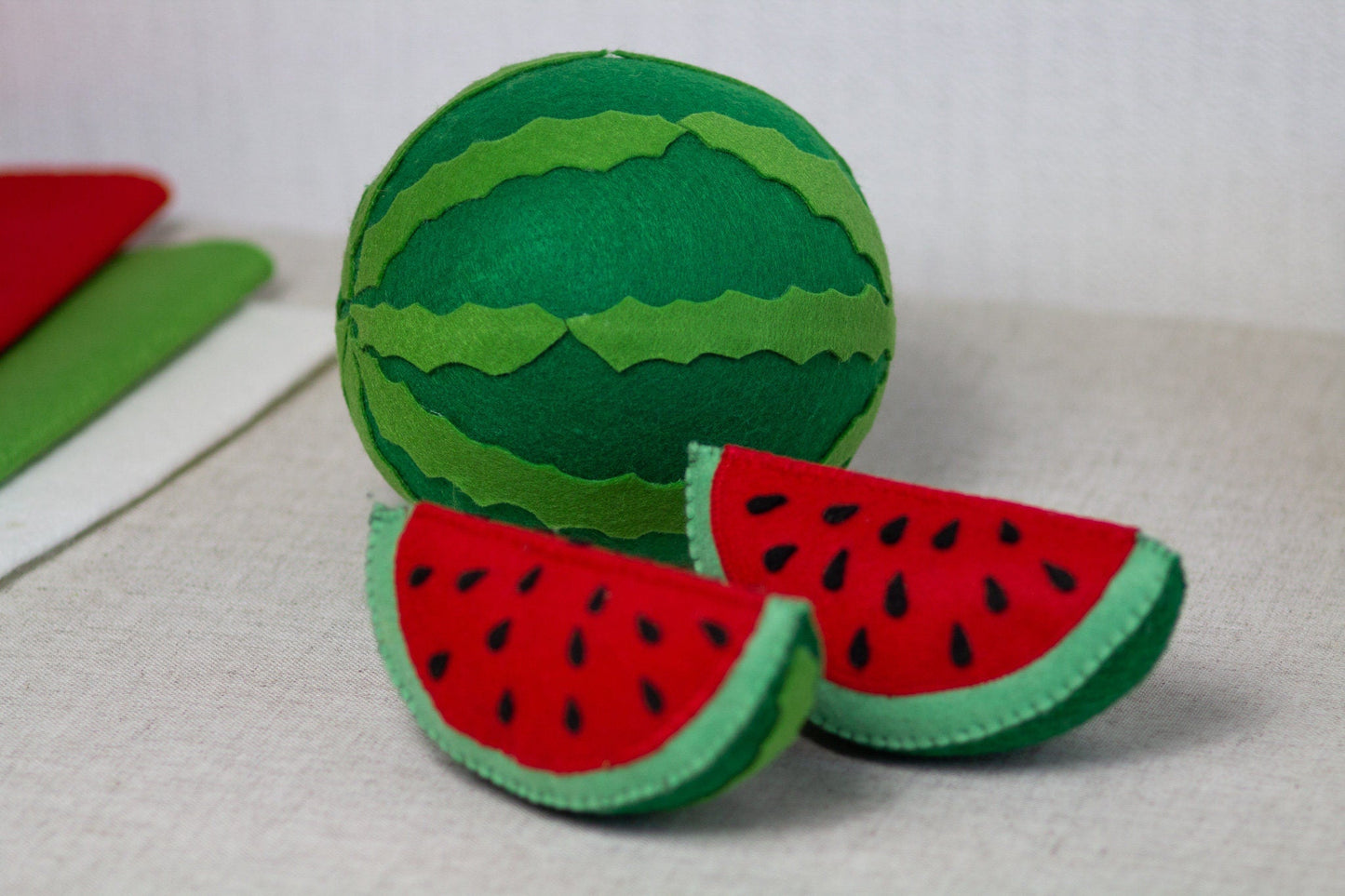 Felt Watermelon Toys - WoollyFox