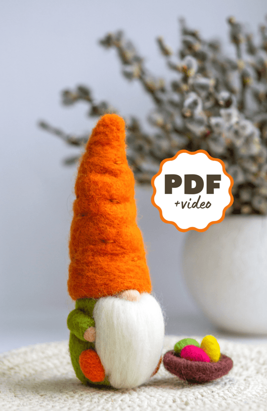 Gnome Needle Felting Tutorial - WoollyFox