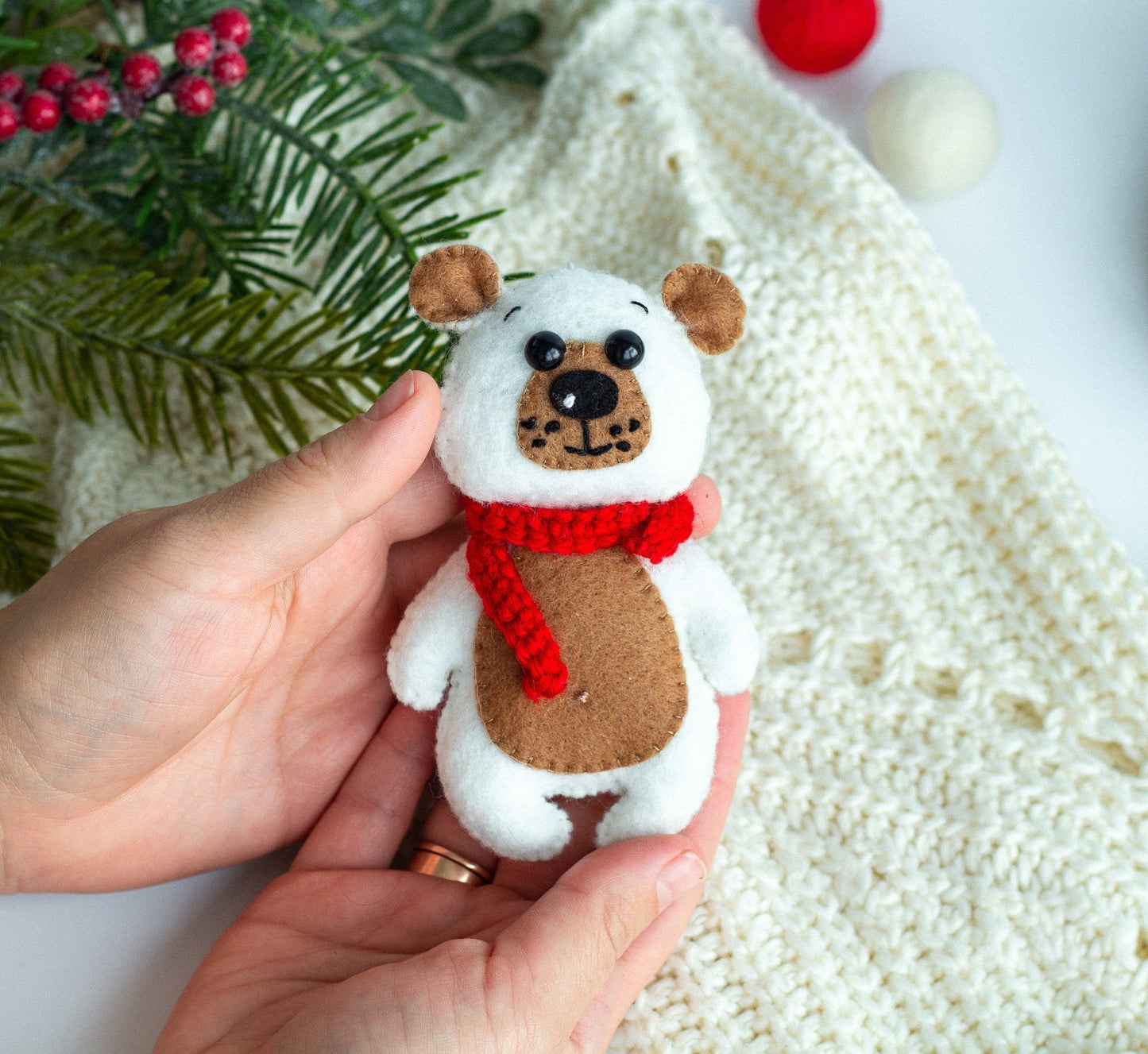 Christmas bear decorations