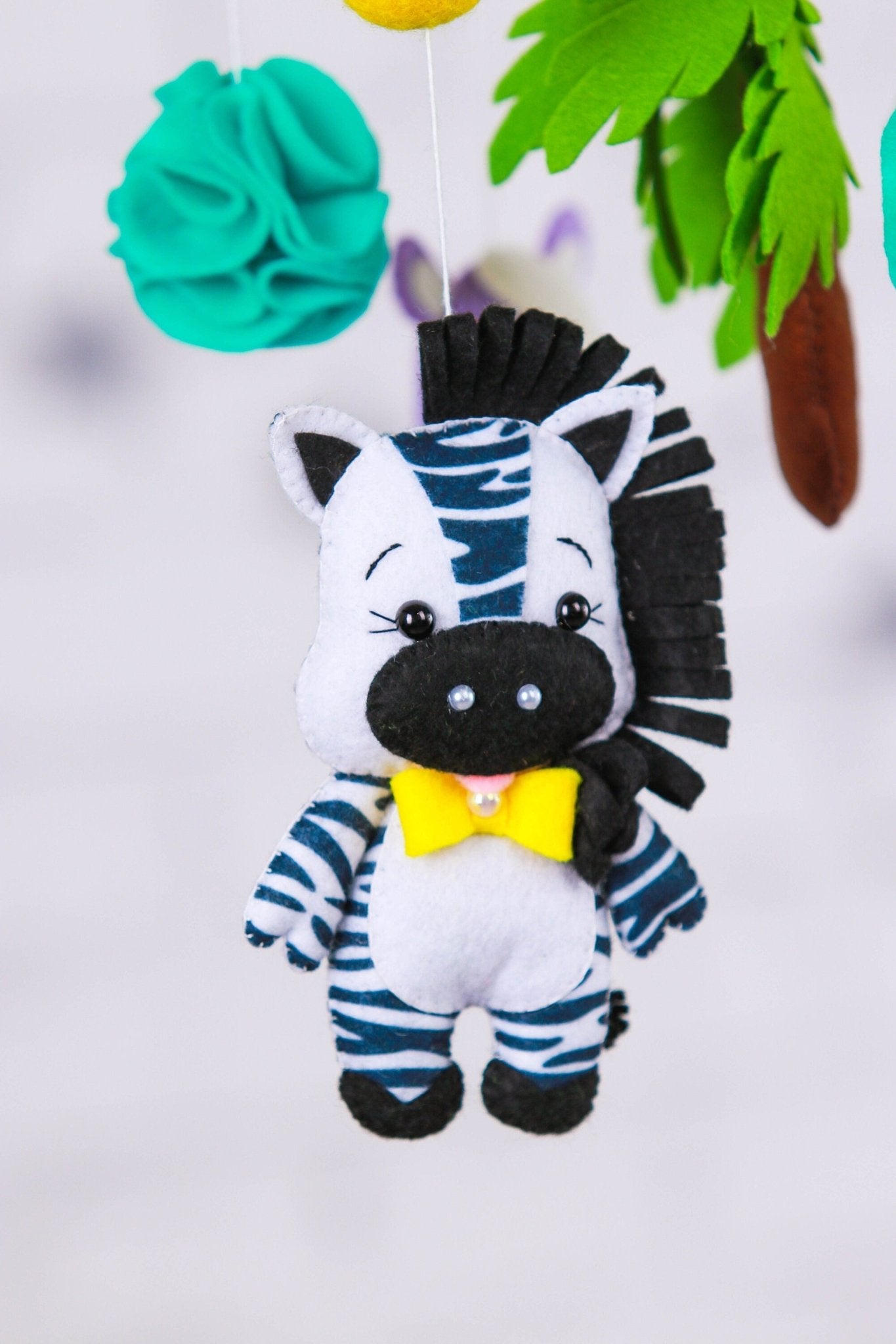 Jungle Animals Baby Mobile - WoollyFox