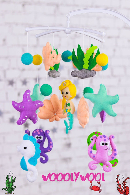Ocean Baby Crib Mobile - WoollyFox