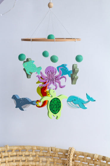 Ocean Baby Mobile - WoollyFox