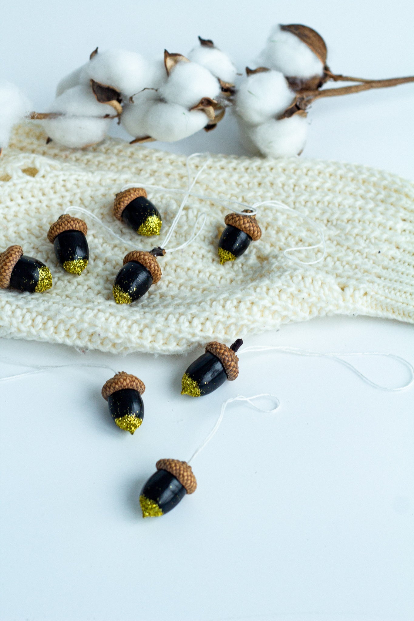 Set of Painted Acorns - WoollyFox