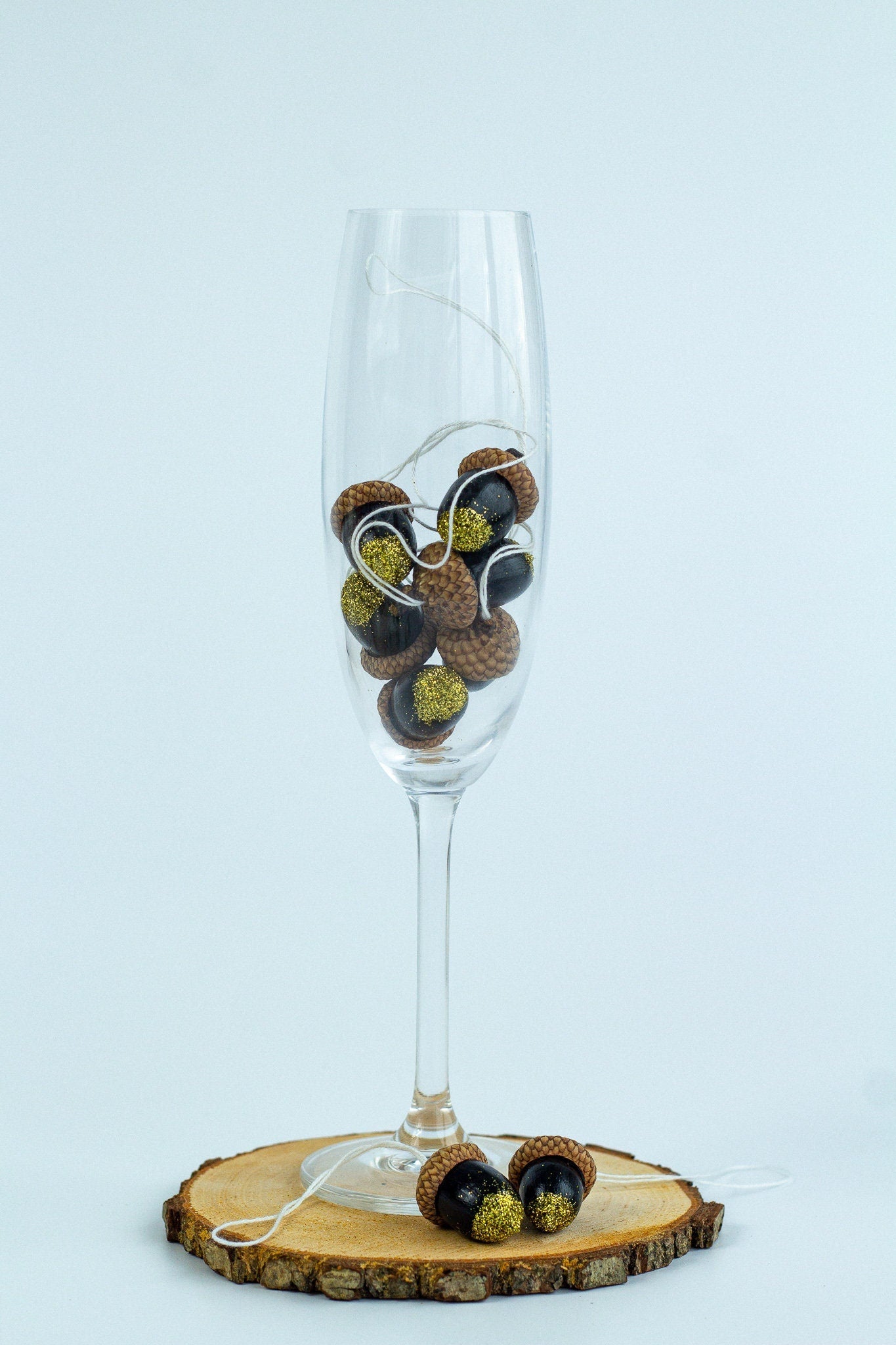 Set of Painted Acorns - WoollyFox
